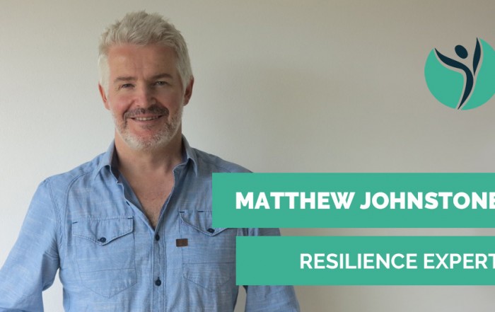 Matthew Johnstone resilience expert